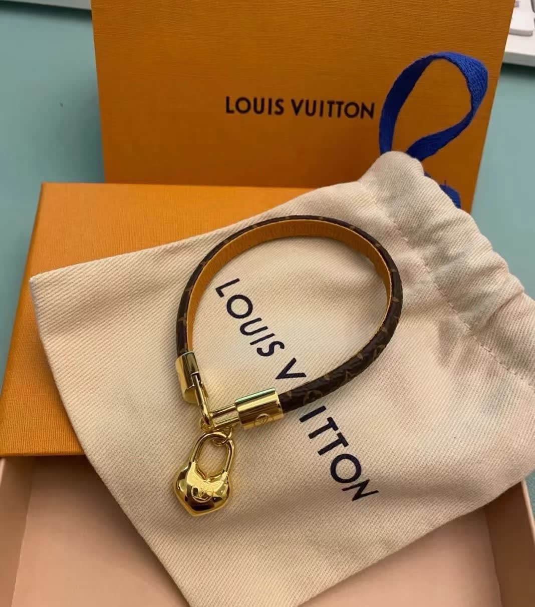 Louis Vuitton Lock Charm Bracelet
